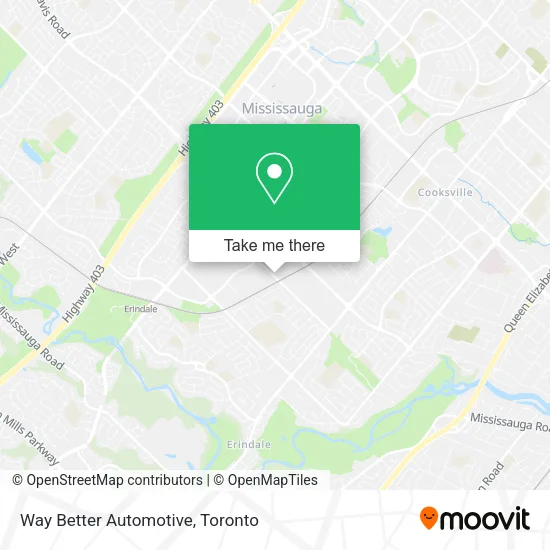 Way Better Automotive map