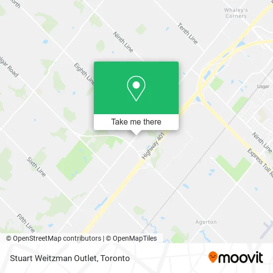 Stuart Weitzman Outlet map