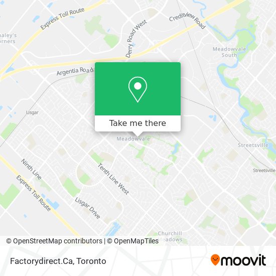 Factorydirect.Ca map