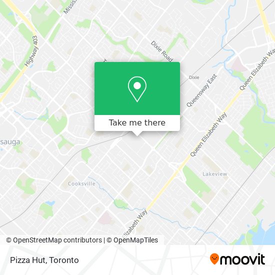 Pizza Hut map