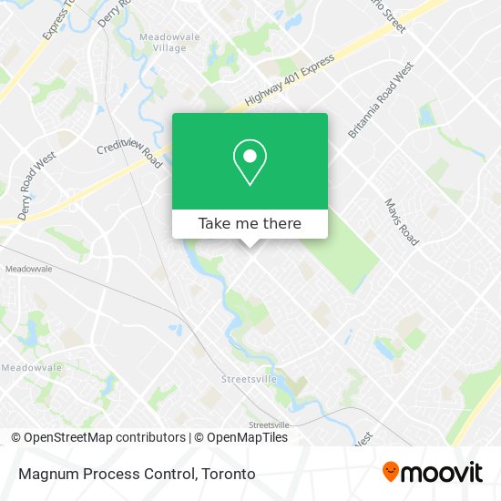 Magnum Process Control map