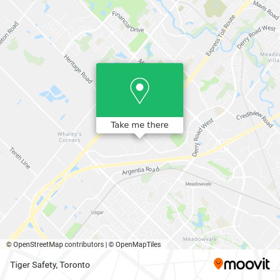 Tiger Safety map