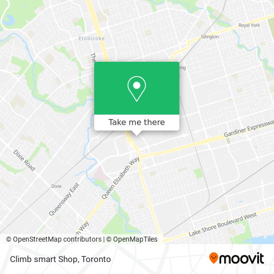 Climb smart Shop map