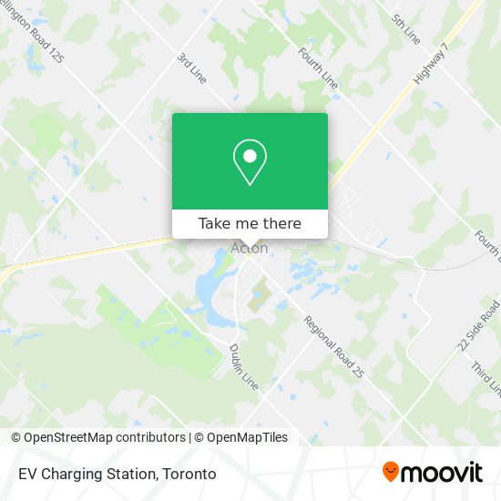 EV Charging Station map