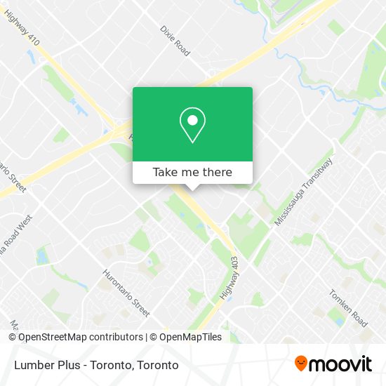 Lumber Plus - Toronto map
