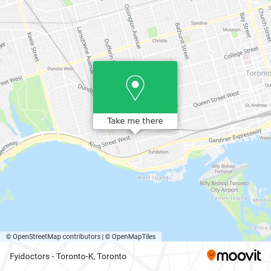 Fyidoctors - Toronto-K map