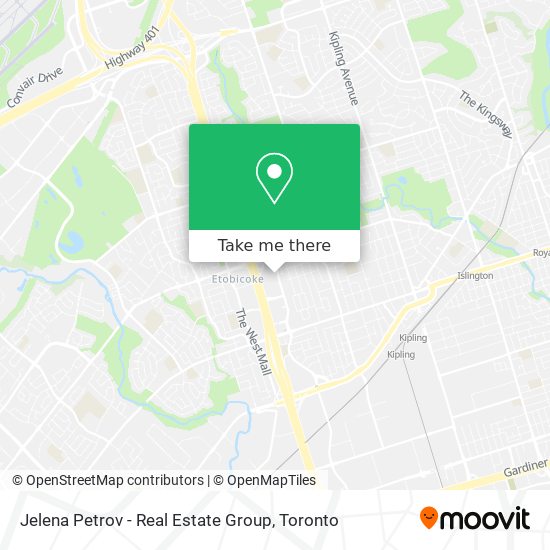 Jelena Petrov - Real Estate Group map