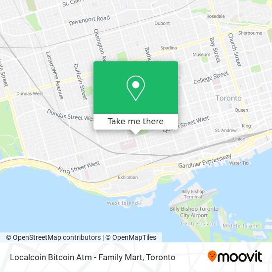 Localcoin Bitcoin Atm - Family Mart map