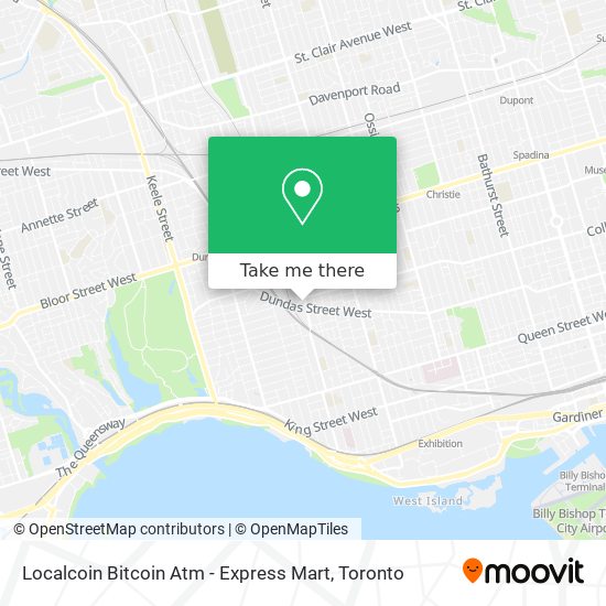 Localcoin Bitcoin Atm - Express Mart map