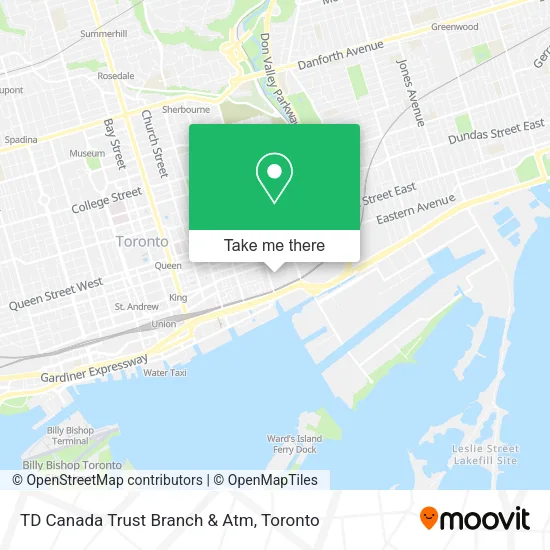 TD Canada Trust Branch & Atm map