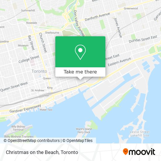 Christmas on the Beach map