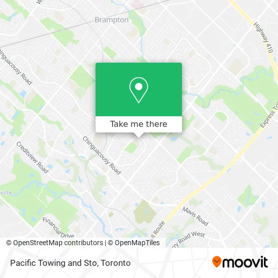 Pacific Towing and Sto map
