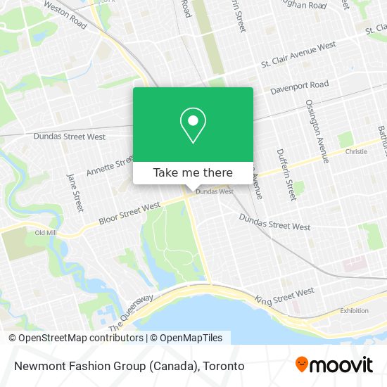 Newmont Fashion Group (Canada) map