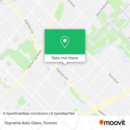 Supreme Auto Glass map