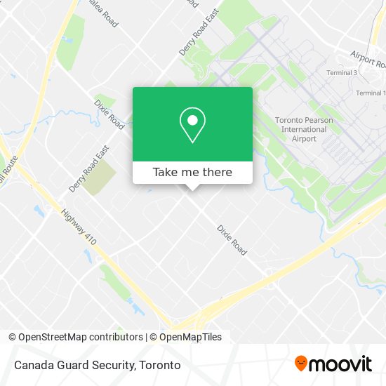 Canada Guard Security map