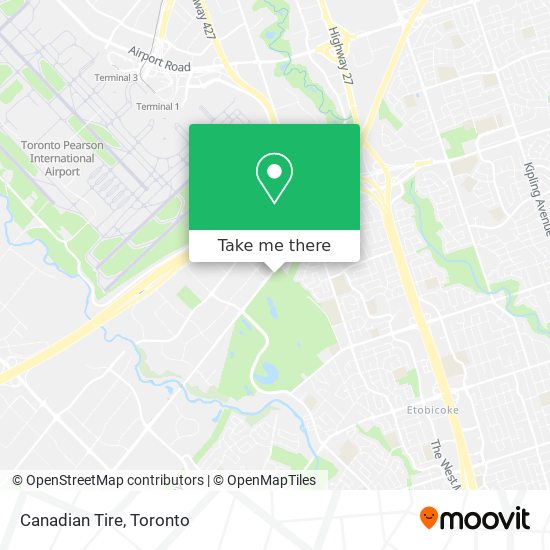 Canadian Tire map