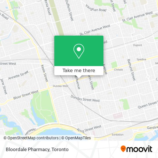 Bloordale Pharmacy map