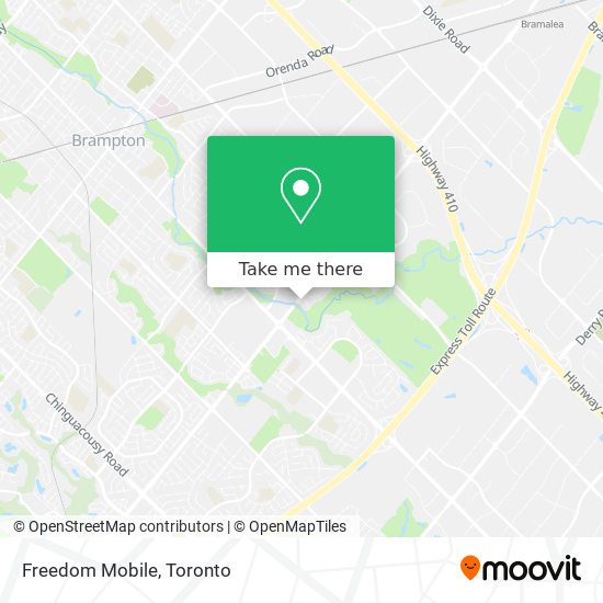 Freedom Mobile map