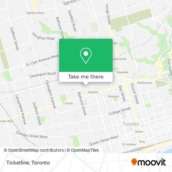 Ticketline map