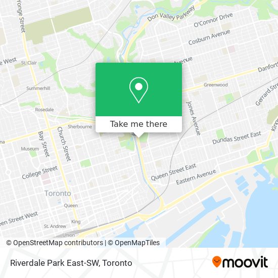 Riverdale Park East-SW map