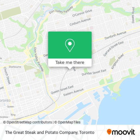 The Great Steak and Potato Company map