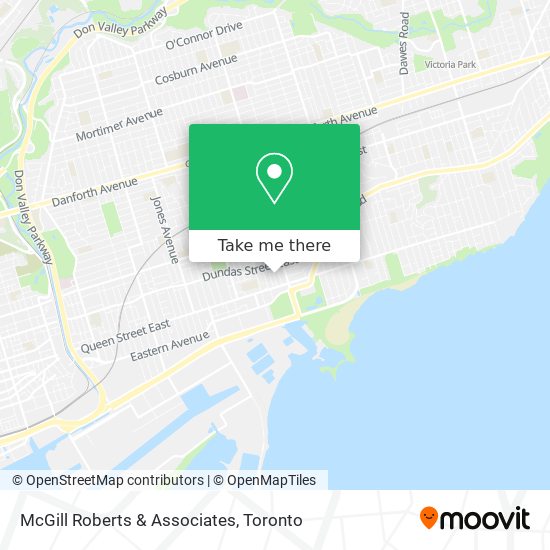 McGill Roberts & Associates map