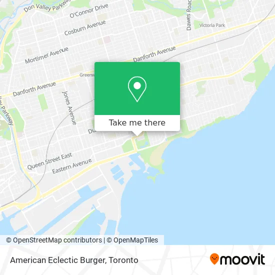 American Eclectic Burger map