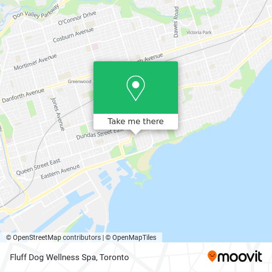 Fluff Dog Wellness Spa map