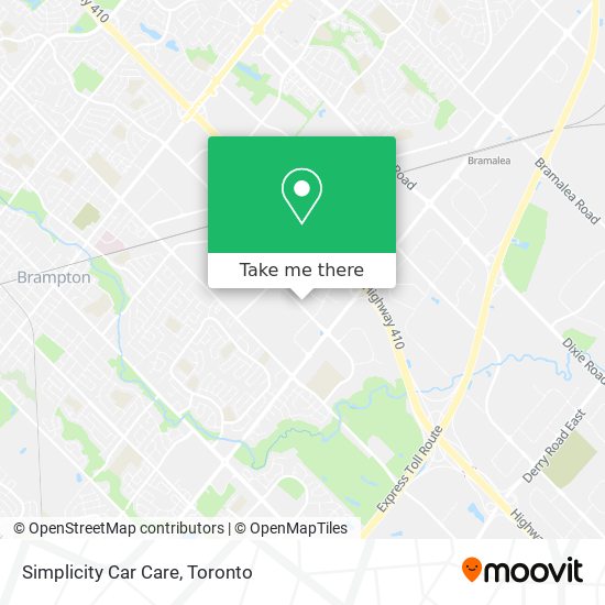 Simplicity Car Care map