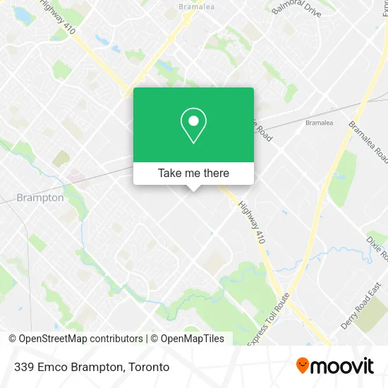 339 Emco Brampton map