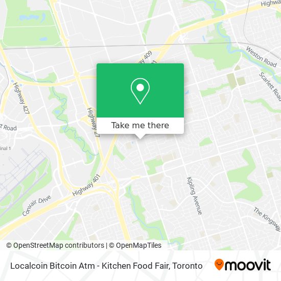 Localcoin Bitcoin Atm - Kitchen Food Fair map