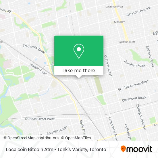 Localcoin Bitcoin Atm - Tonk's Variety map