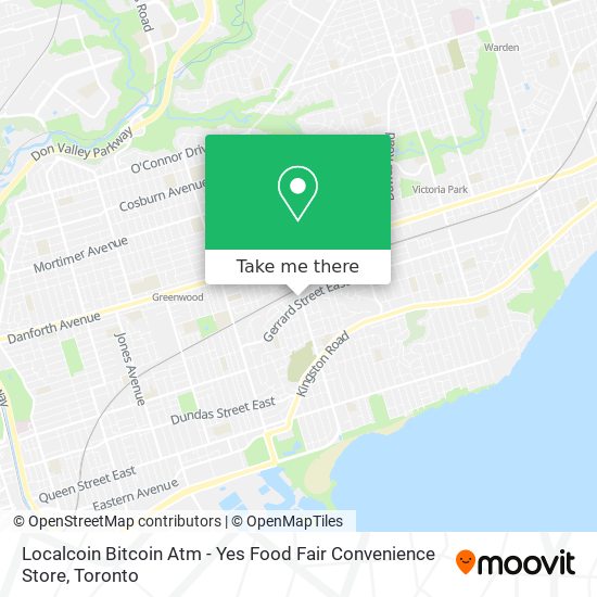 Localcoin Bitcoin Atm - Yes Food Fair Convenience Store map