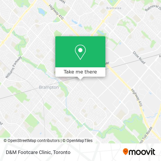 D&M Footcare Clinic map