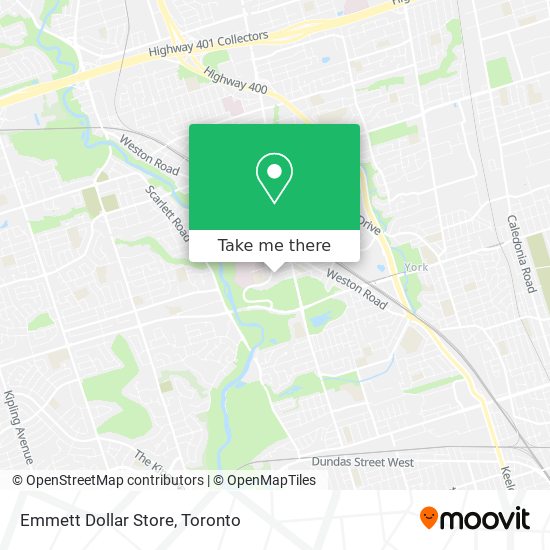 Emmett Dollar Store map