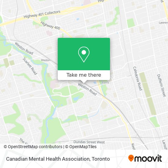 Canadian Mental Health Association map