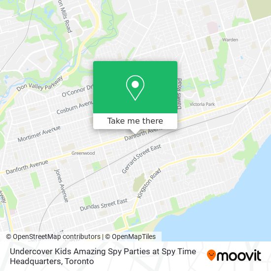 Undercover Kids Amazing Spy Parties at Spy Time Headquarters map