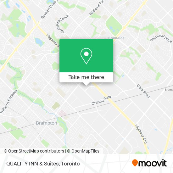 QUALITY INN & Suites map