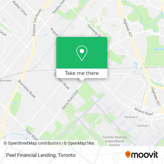 Peel Financial Lending map