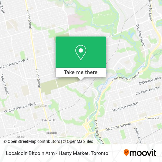 Localcoin Bitcoin Atm - Hasty Market map