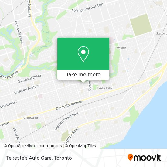 Tekeste's Auto Care map