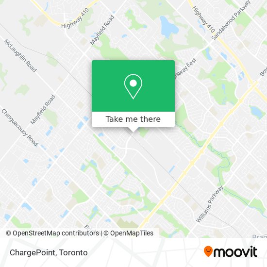 ChargePoint map