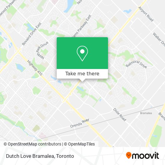 Dutch Love Bramalea map