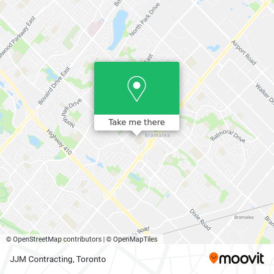 JJM Contracting map