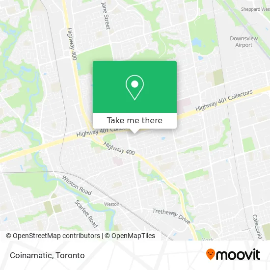 Coinamatic map
