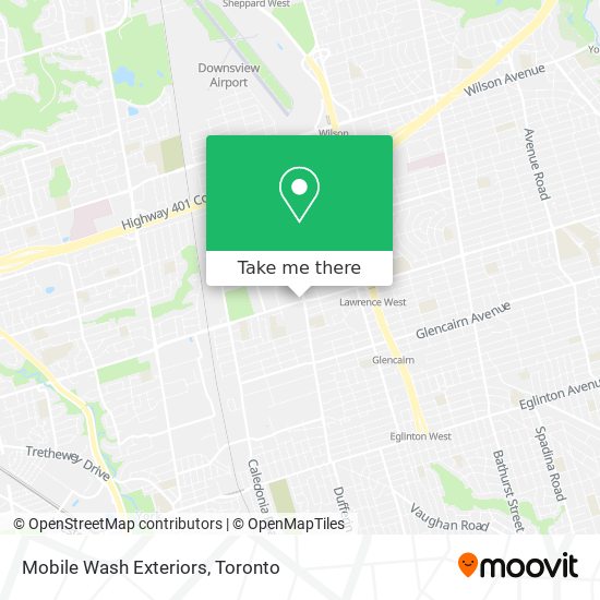 Mobile Wash Exteriors map