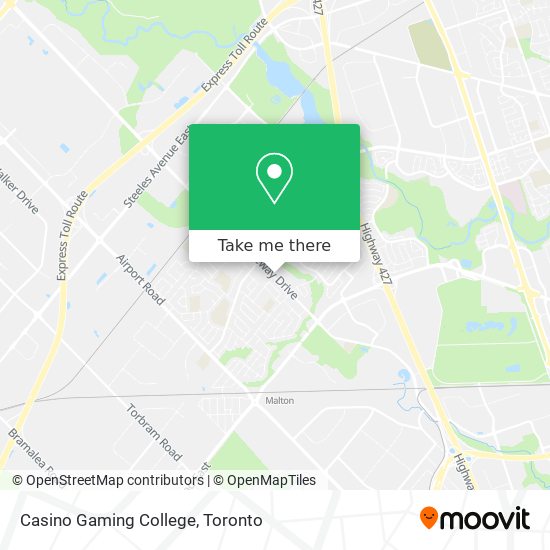 Casino Gaming College map