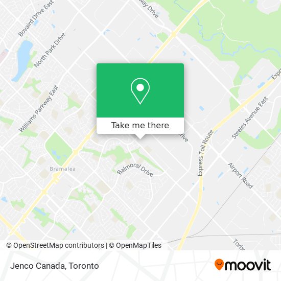 Jenco Canada map