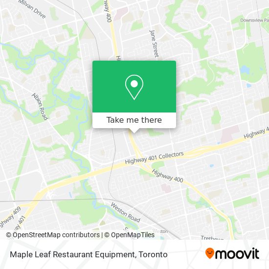 Maple Leaf Restaurant Equipment plan