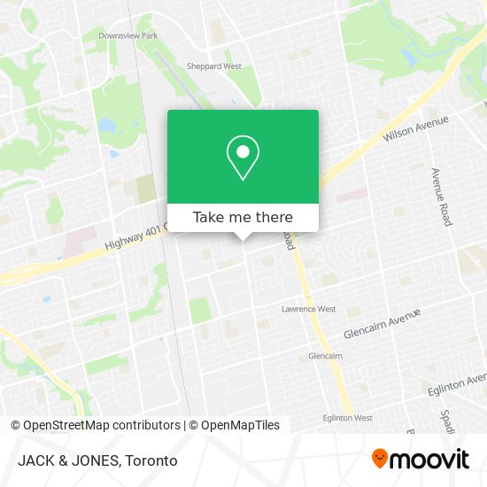 JACK & JONES map